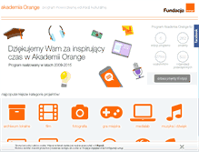 Tablet Screenshot of akademiaorange.pl